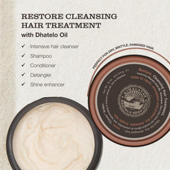 Tweak'd by Nature Restore shampoo pump highlights hydrating cleanse for dry hair
