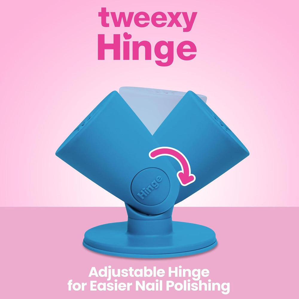 tweexy hinge untippable nail polish bottle holder anti-spill design supports mess-free sessions