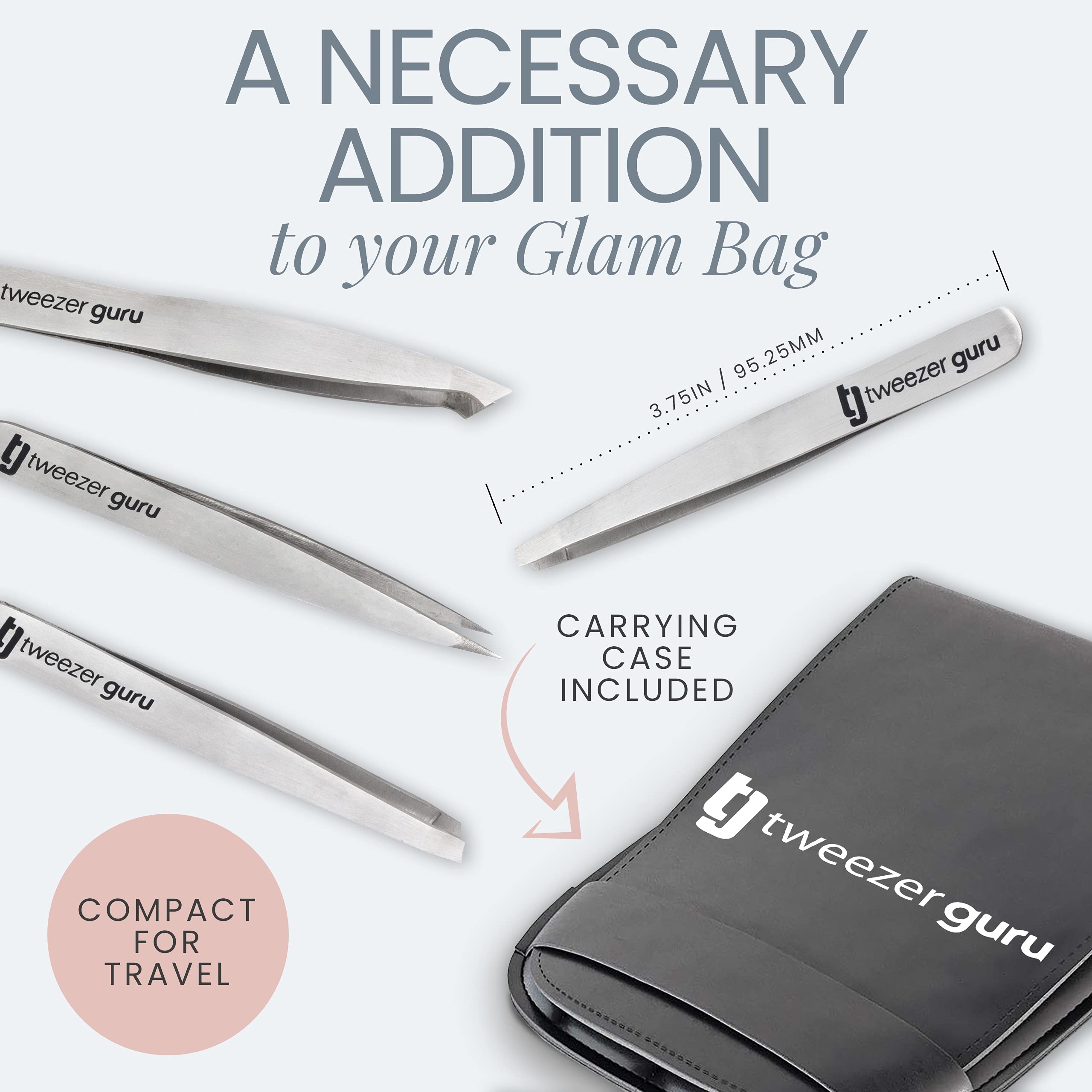 Tweezer Guru durable stainless steel tweezers built to last a lifetime