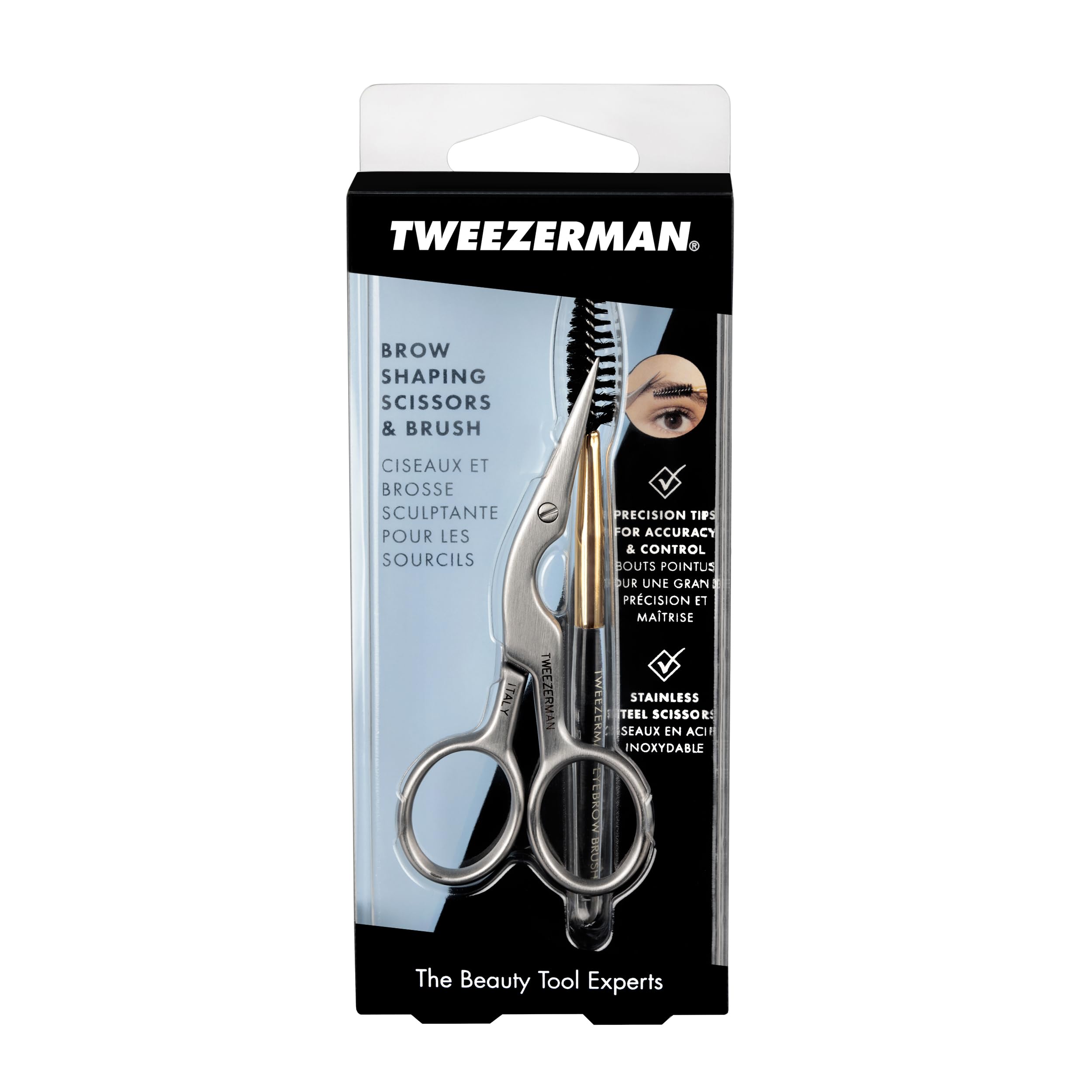 Tweezerman brow brush cleaning steps emphasize easy maintenance