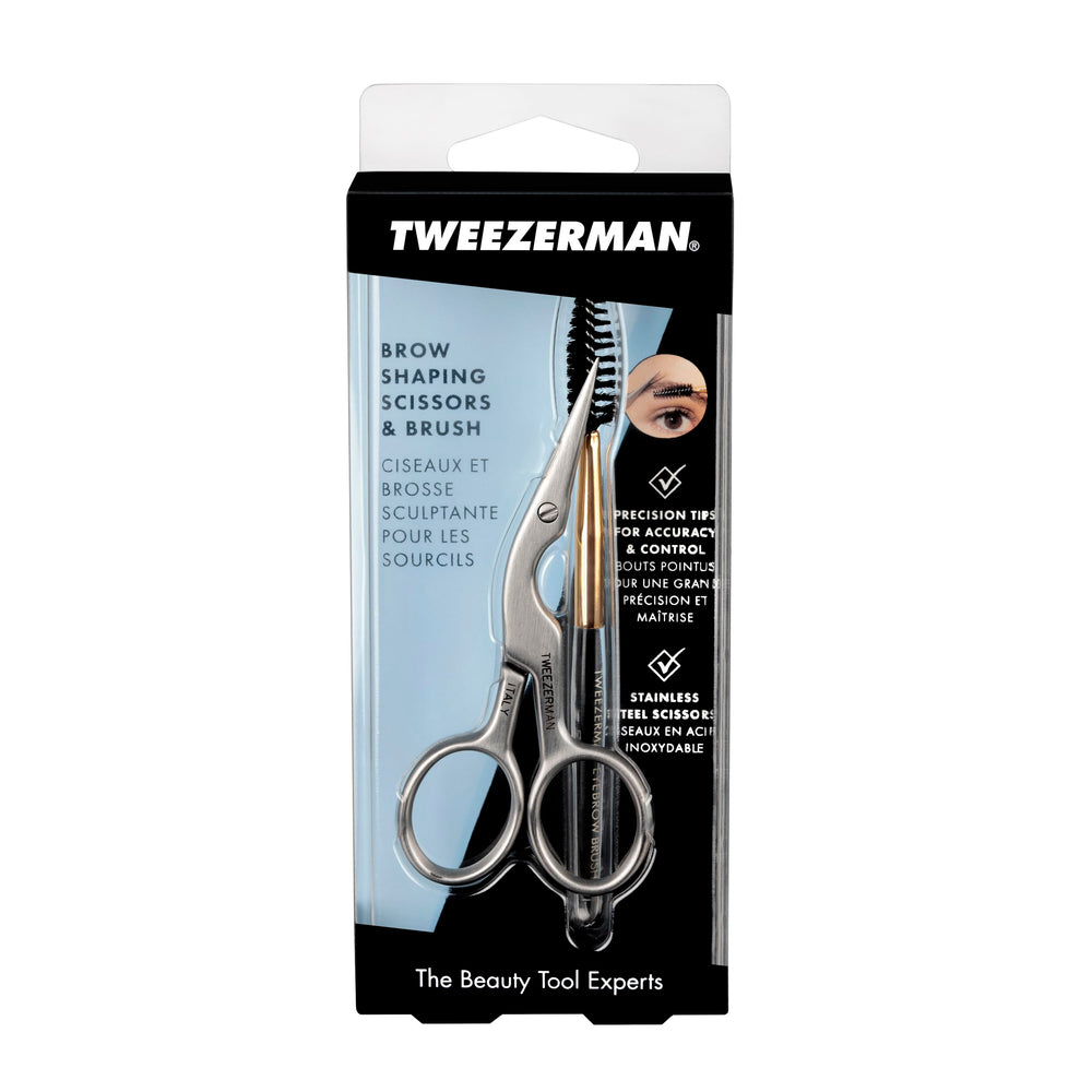 Tweezerman brow brush cleaning steps emphasize easy maintenance
