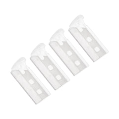 Tweezerman eyebrow razor blades pack in clear sleeve for precise brow shaping.