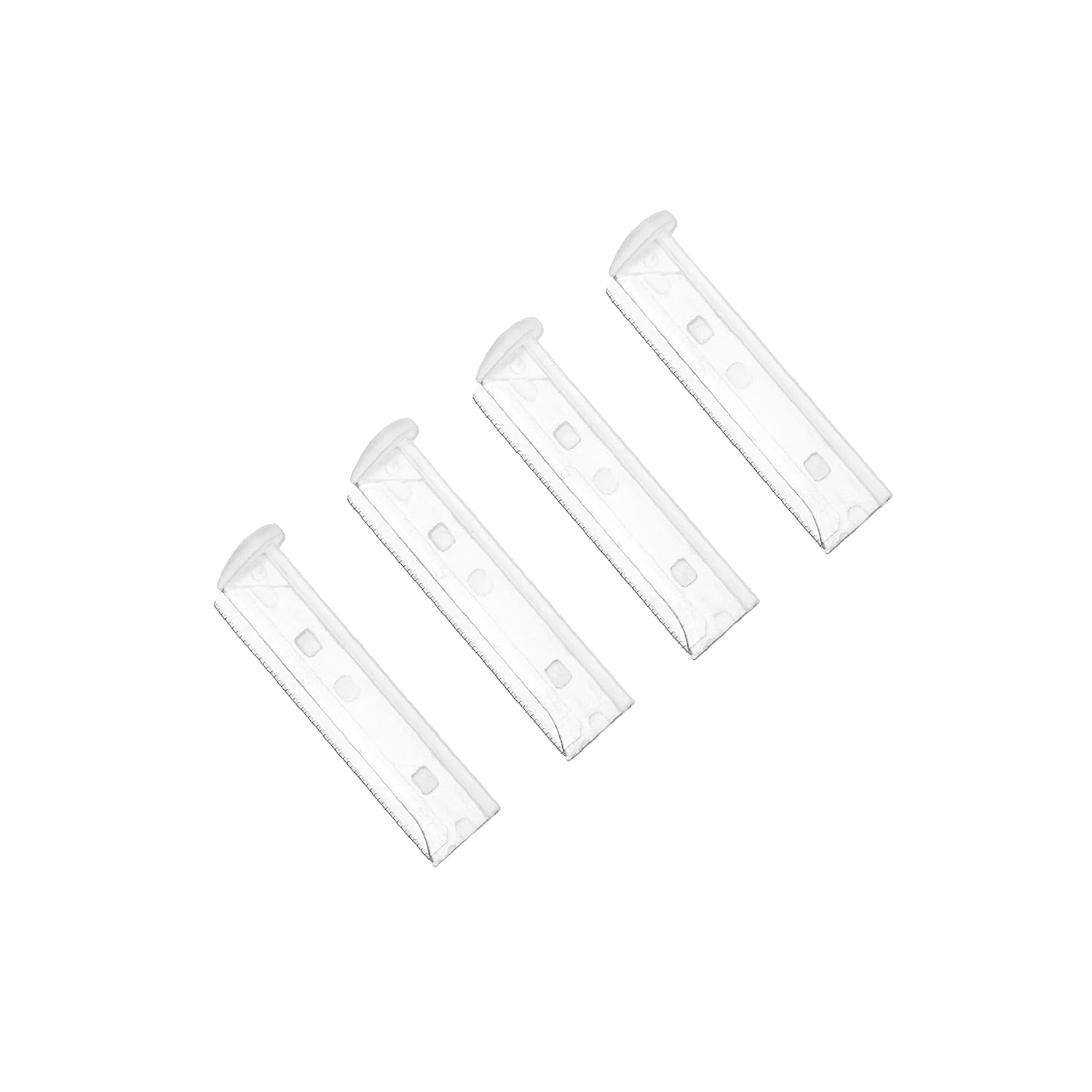 Tweezerman facial razor blades pack-4-count offers precise grooming and gentle exfoliation.
