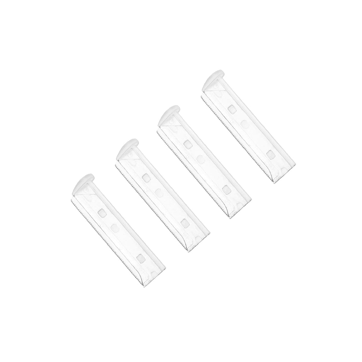 Tweezerman facial razor blades pack-4-count offers precise grooming and gentle exfoliation.