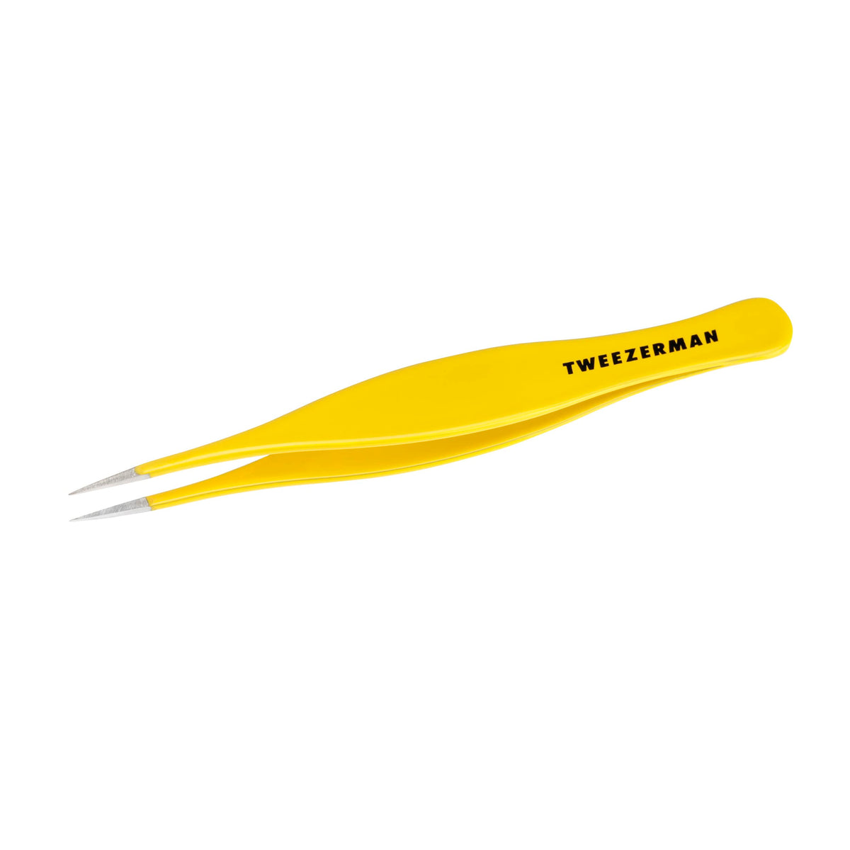 Tweezerman First Aid Splintertweeze top view for compact splinter removal.