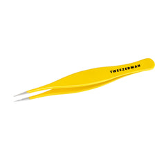 Tweezerman First Aid Splintertweeze top view for compact splinter removal.