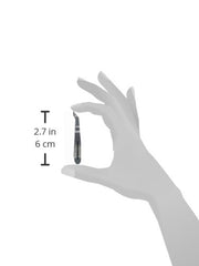 Tweezerman Mini Squeeze Cuticle Nipper precision blades ensure clean non-living skin removal.