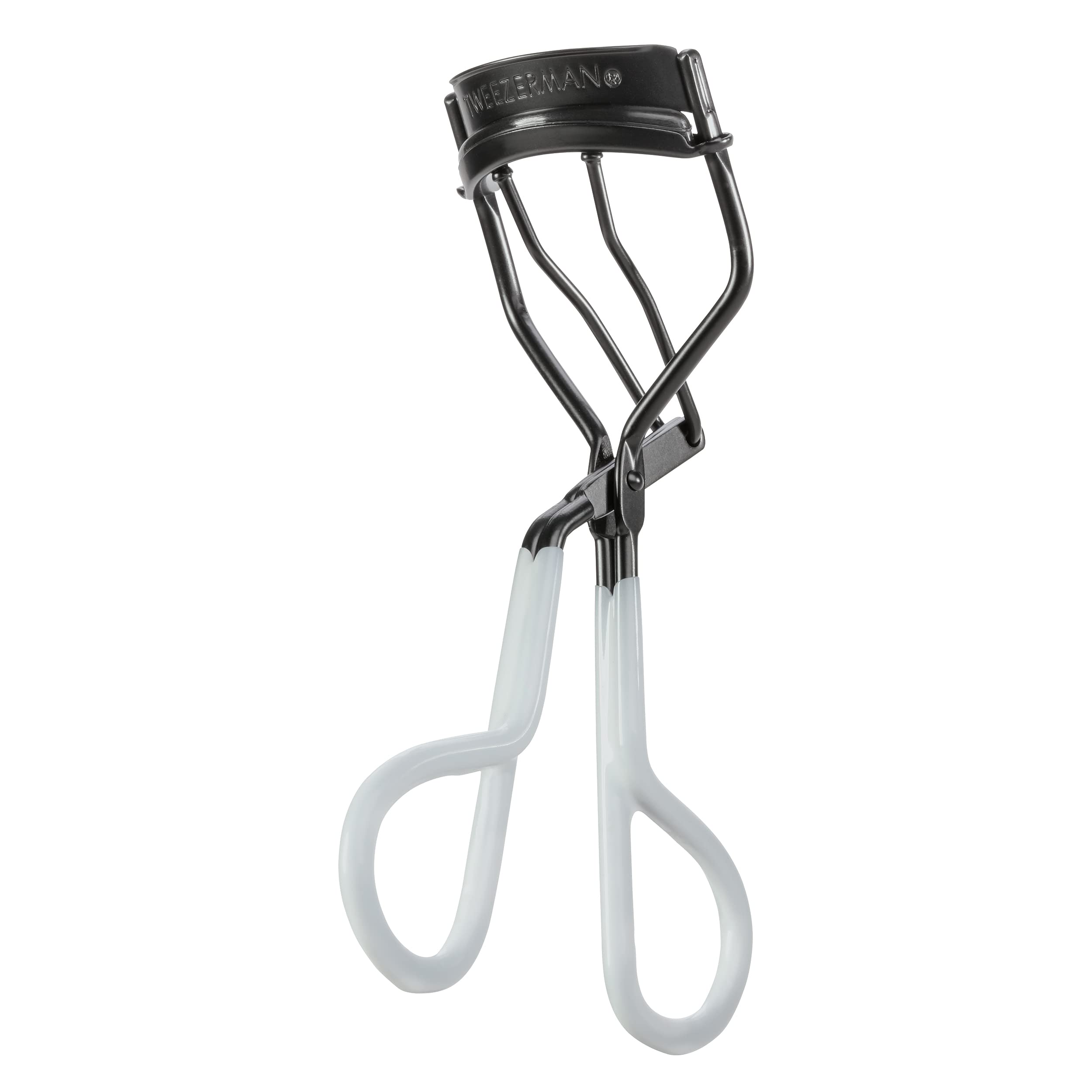 Tweezerman Onyx Great Grip Eyelash Curler base-to-tip curl for a wide-awake look