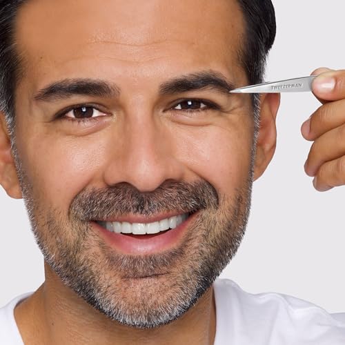 Tweezerman petite point tweezers capture fine hairs for ingrown-free results.