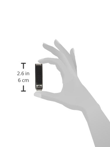 Tweezerman Precision Grip Fingernail Clipper curved blades cleanly trim nails