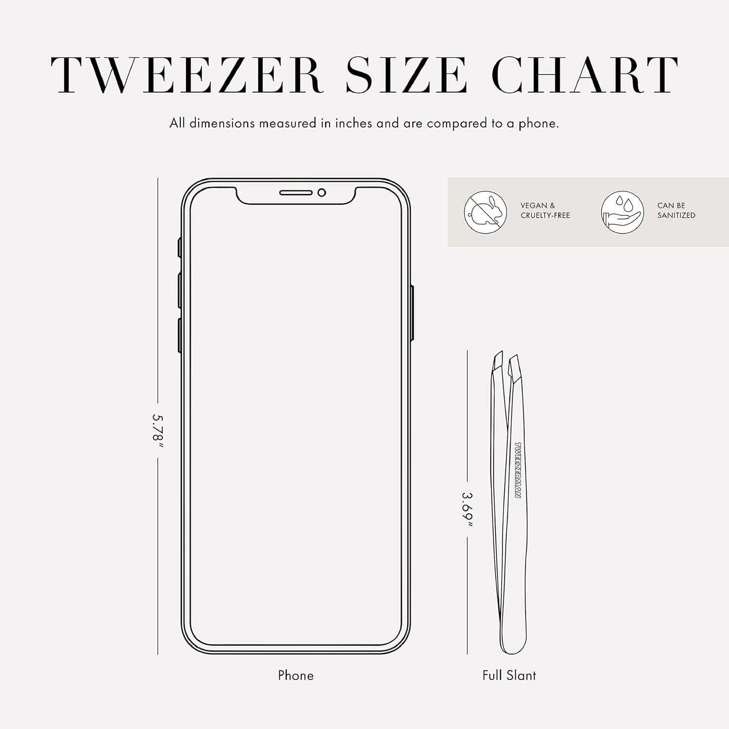 Tweezerman precision tweezer demonstrates calibrated tension for control