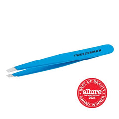 Tweezerman Slant Tweezer Blue Jewel in a drawer tidy, easy access.