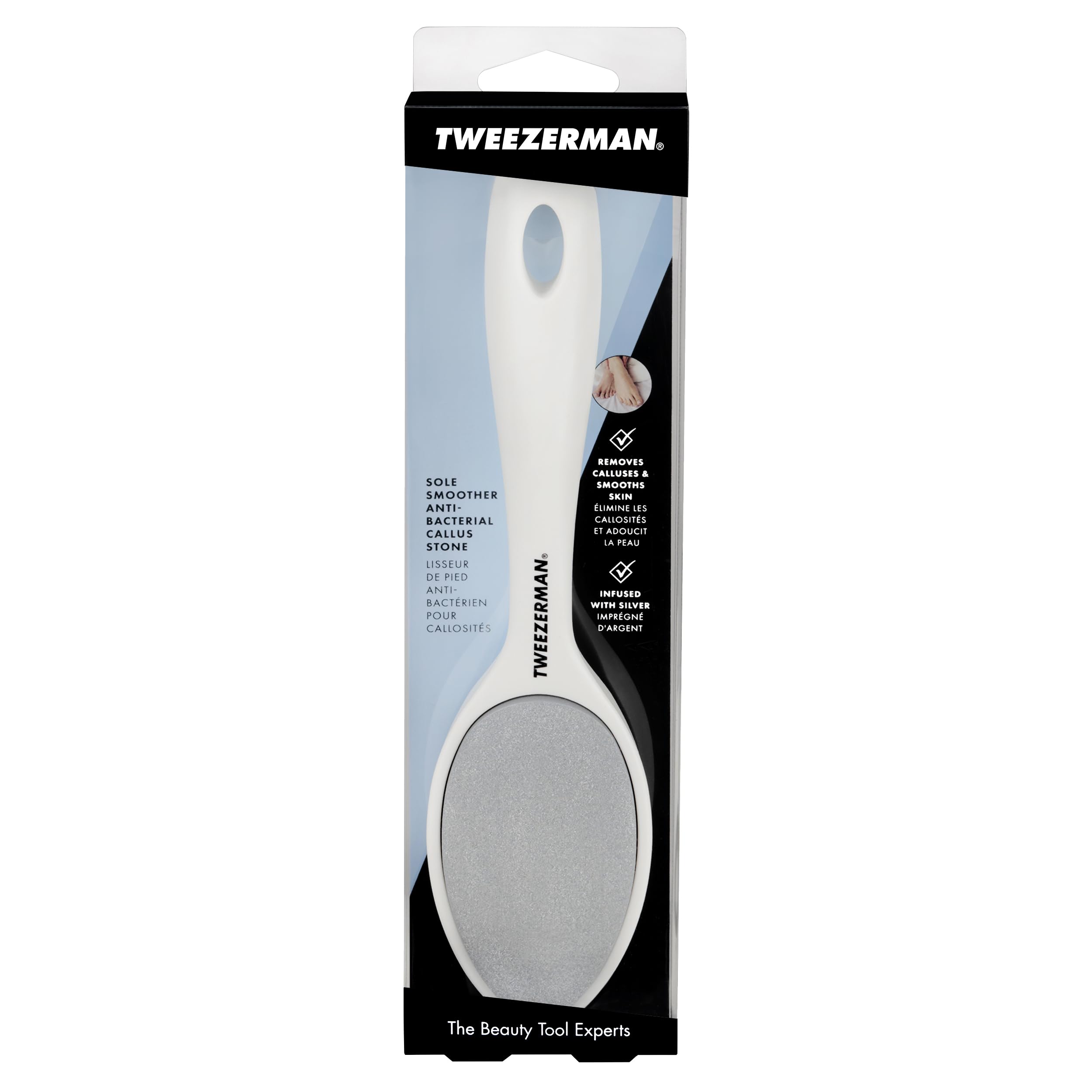 Tweezerman Sole Smoother: facilita la limpieza y mantenimiento del instrumento.