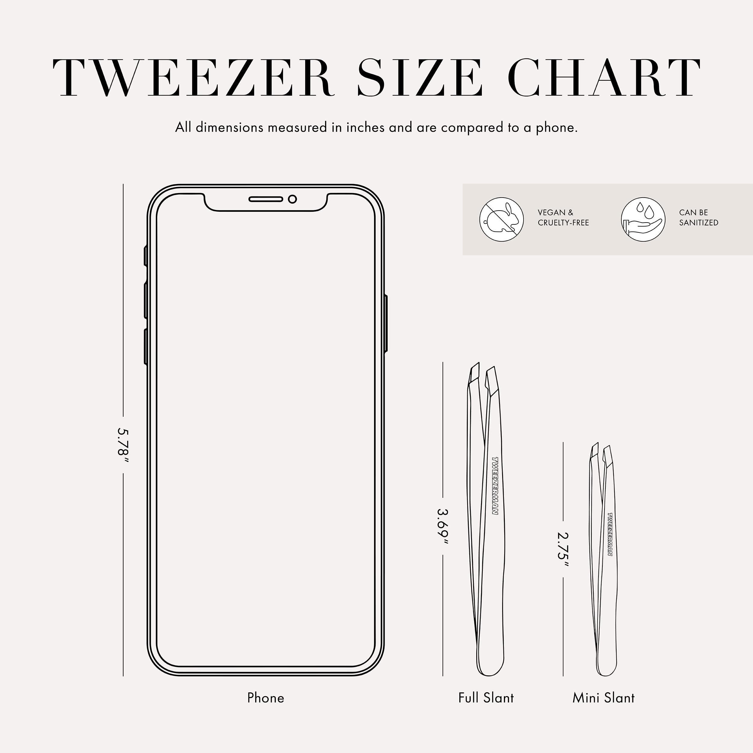 Tweezerman-tweezer-cleaning-alcohol-wipe shows quick sanitization after use.
