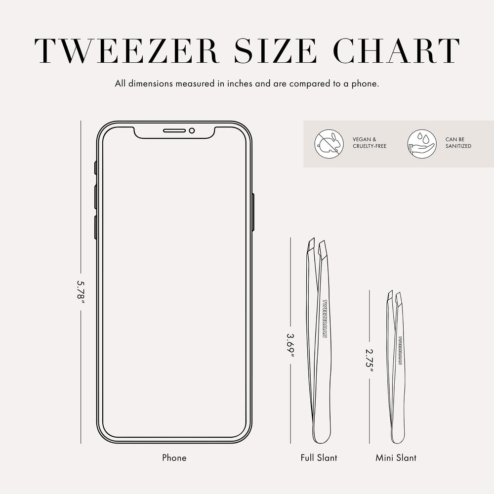 Tweezerman-tweezer-cleaning-alcohol-wipe shows quick sanitization after use.