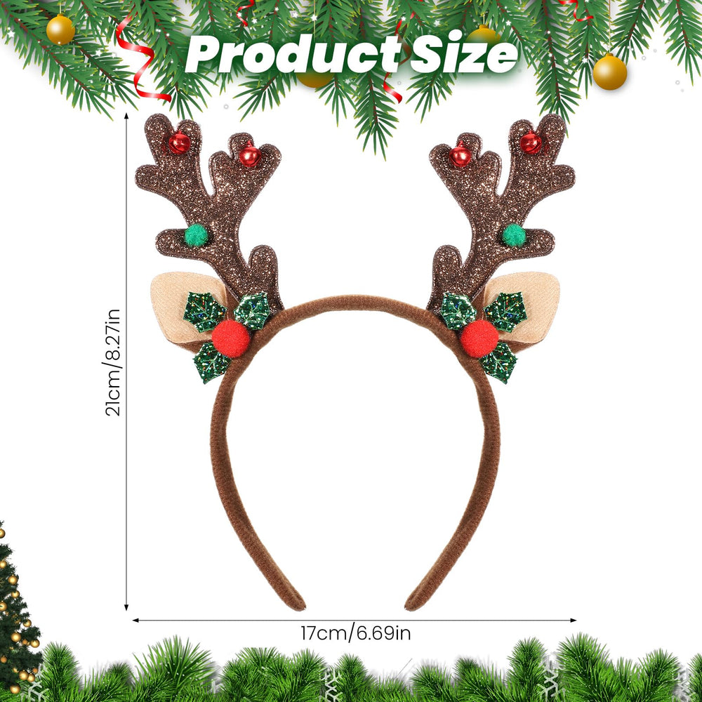 Tweruna glitter deer ears headband adds sparkle to outfits