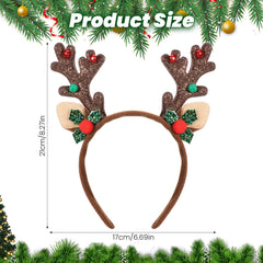 Tweruna glitter deer ears headband adds sparkle to outfits