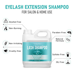 TWILASH BY DLY eyelash cleanser foaming close-up gentle cleansing for extensions and natural lashes.