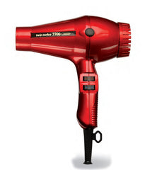 Twin Turbo Turbo Power 3200 Red hair dryer front view for fast drying performance