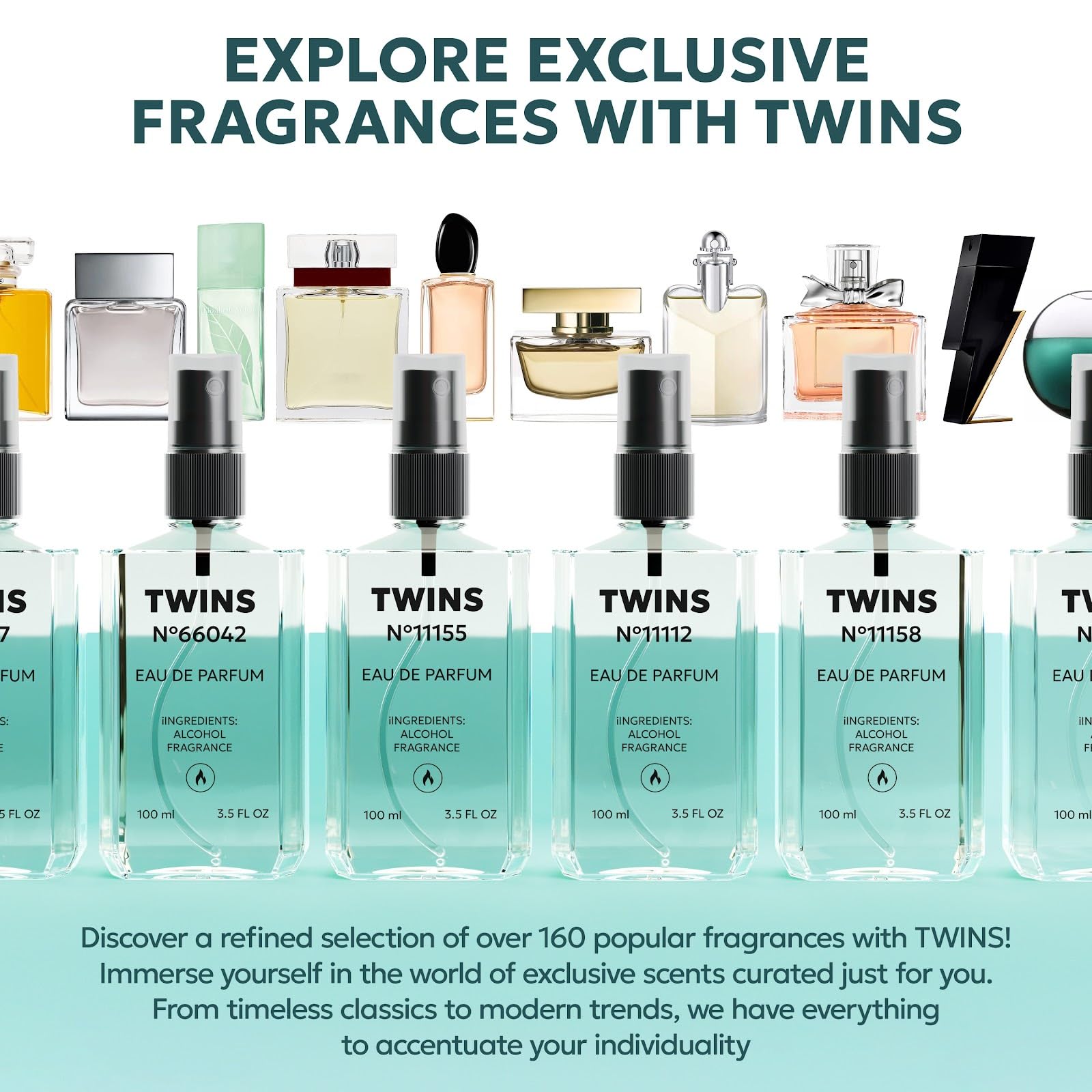 TWINS PARFUM Impression of Bac. Rou. 540 travel-friendly bottle fits bags and trips.