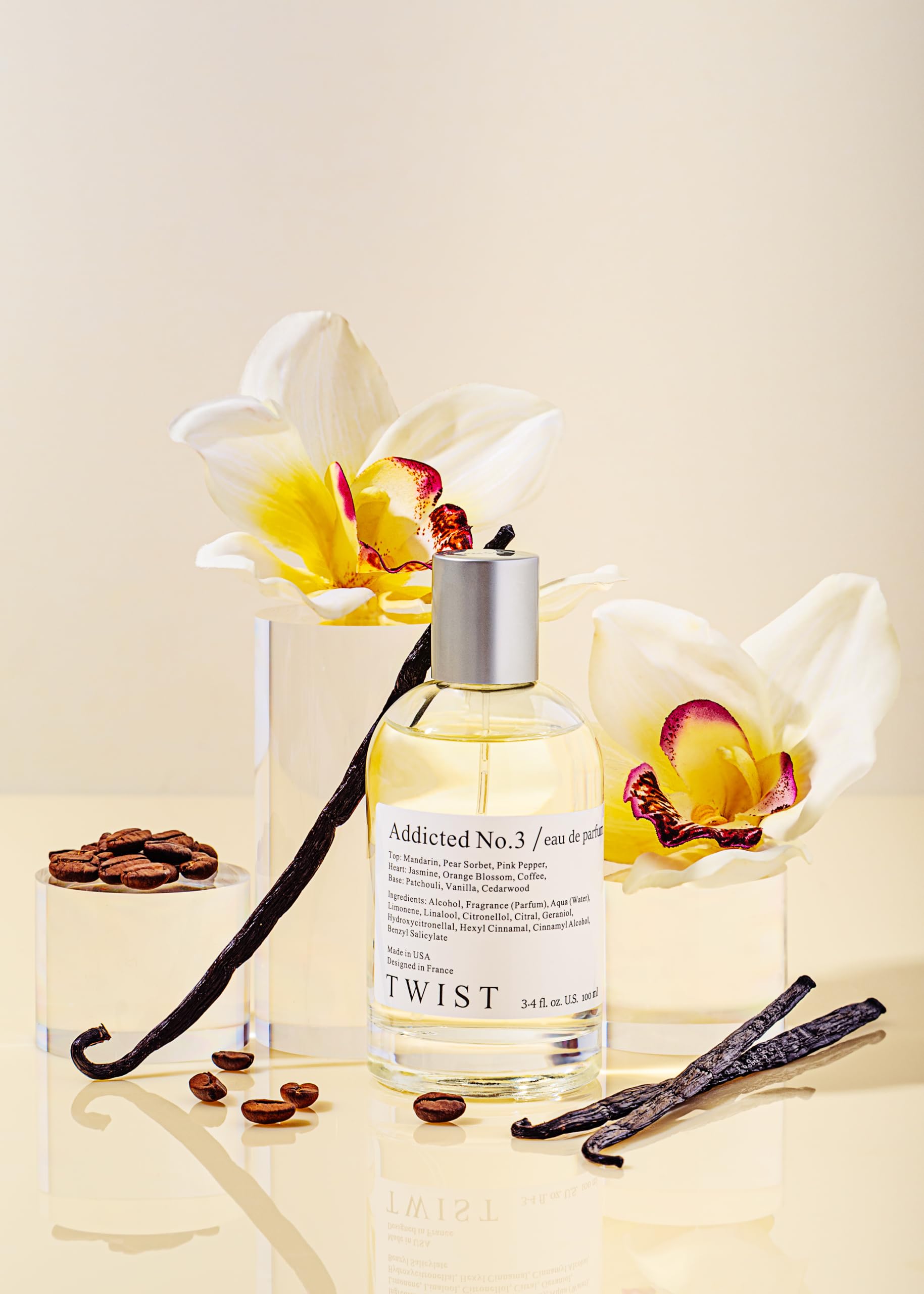 Twist Addicted No. 3 packaging box highlights sustainable, premium presentation.