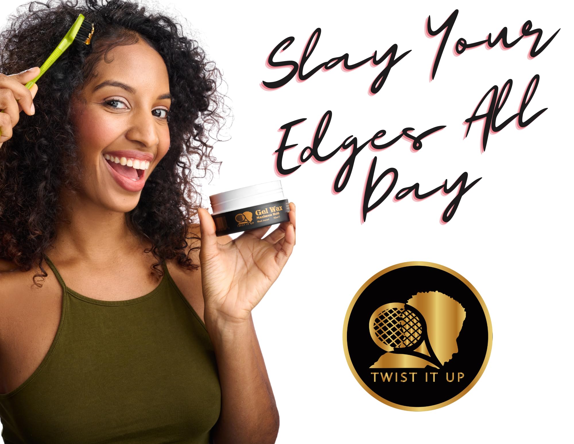 Twist It Up New Hair Gel Wax braids and dreadlocks styling