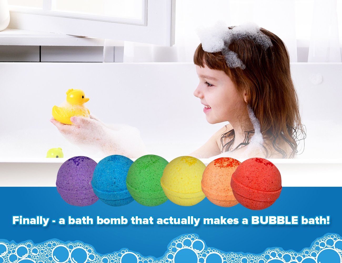Two Sisters SLSa formula bath bombs are gentle on skin and tub-friendly