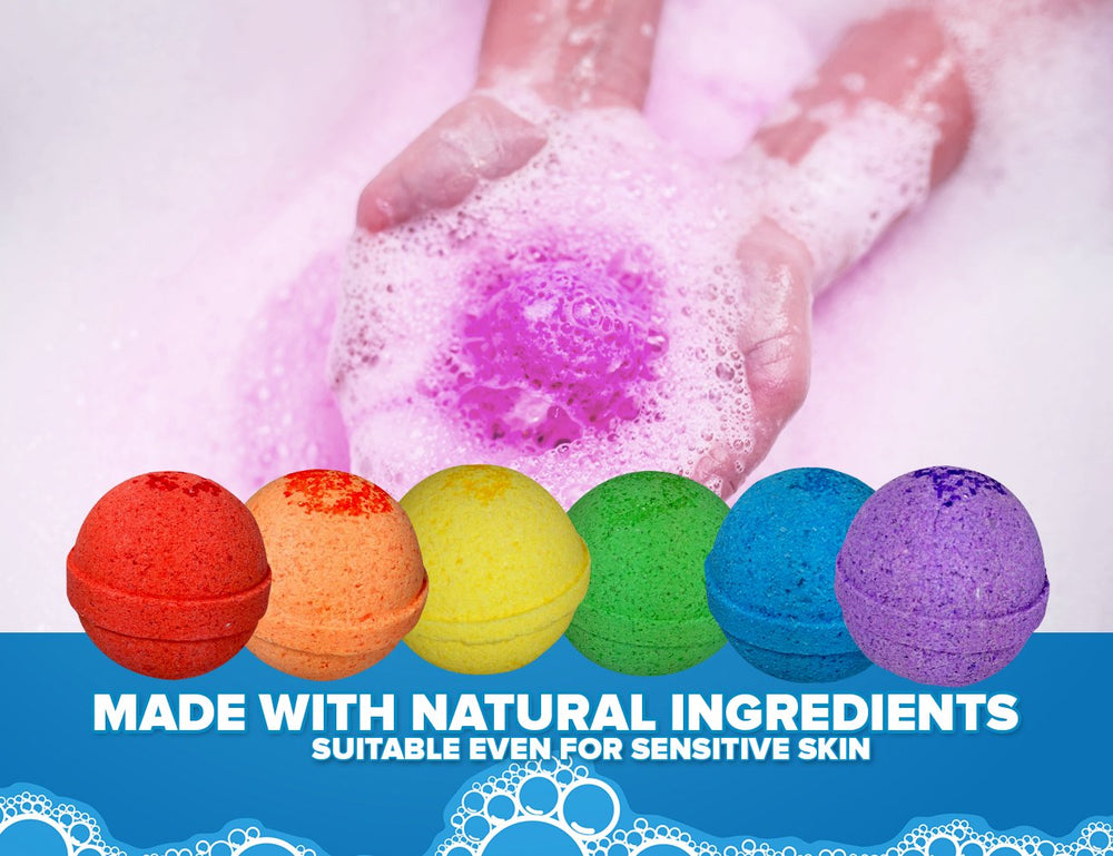 Two Sisters USA-made bath bombs come in gift-ready packaging
