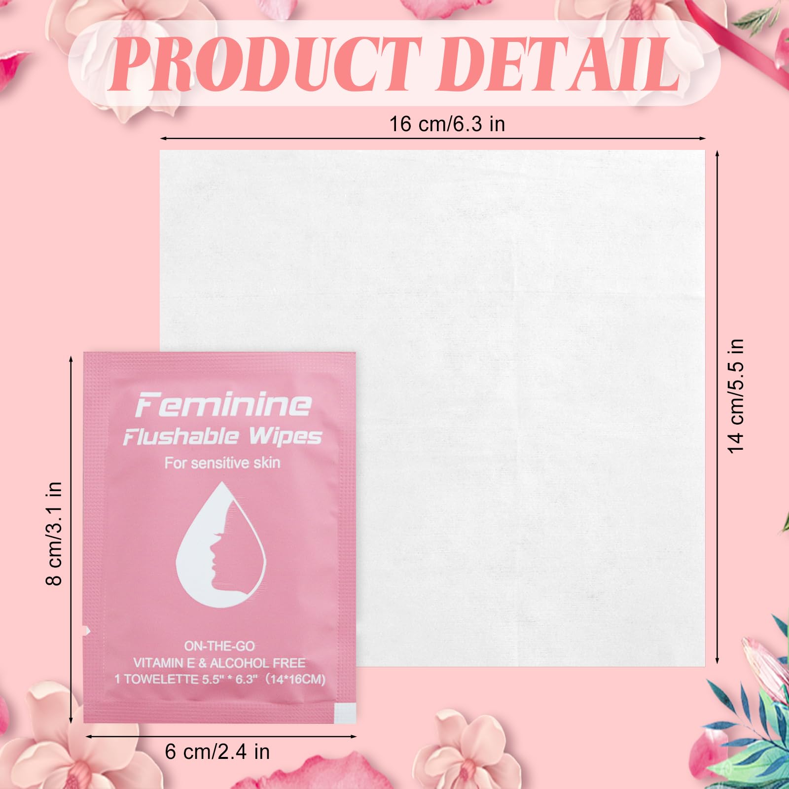 twoworld feminine wipes individually wrapped promote hygienic use while traveling
