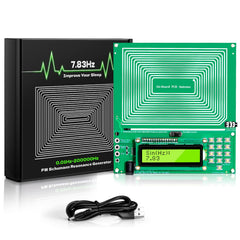 Twxire adjustable Schumann resonance generator front view for compact desk meditation