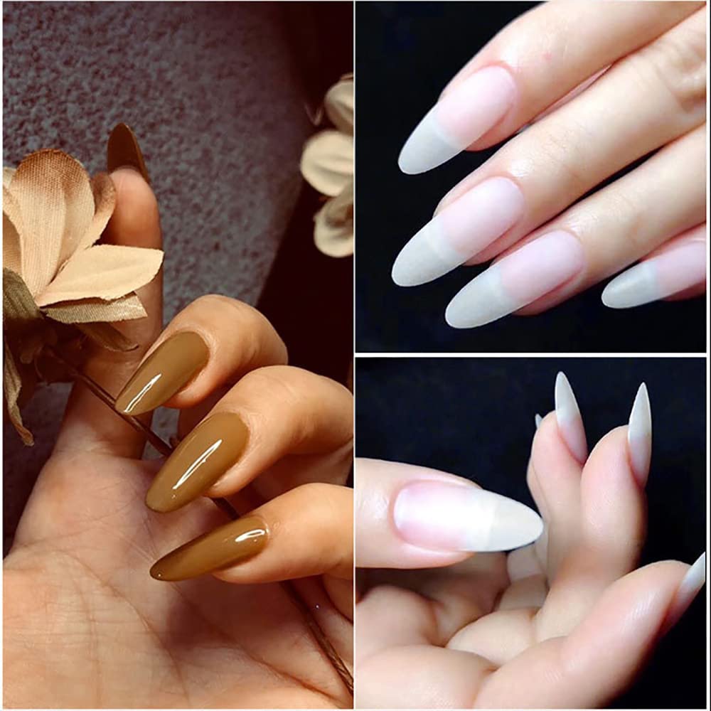 TXMOYI safe and non-toxic almond nail tips for beginners