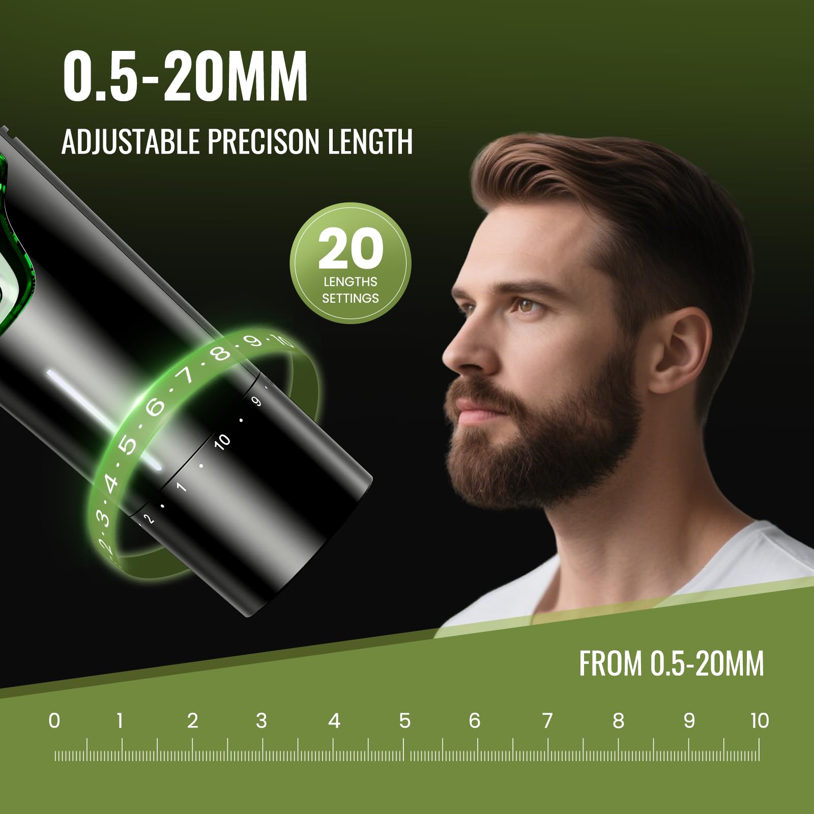TXXTOL beard trimmer USB charging for on-the-go power