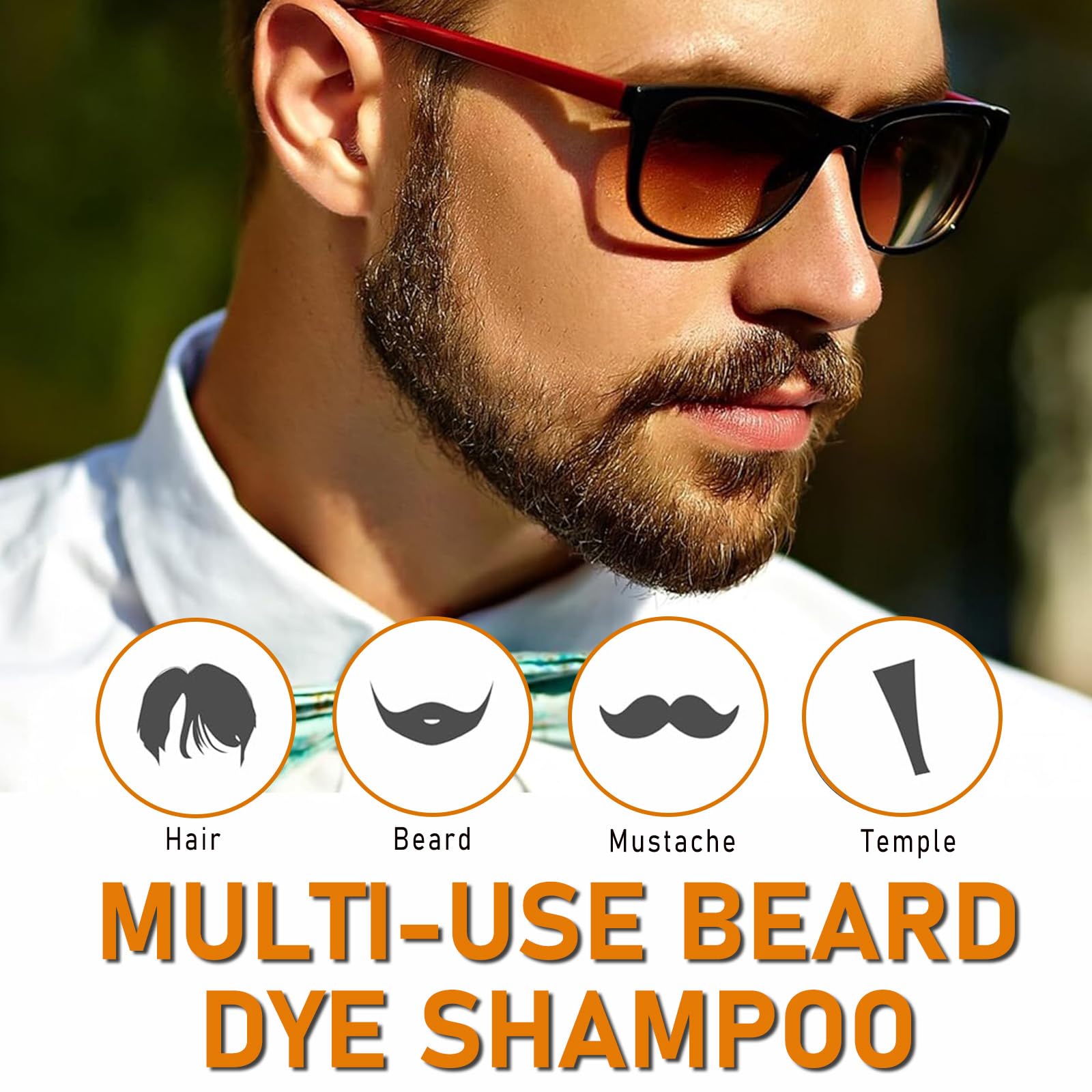 TYAYW argan-oil enriched formula moisturizes beard during color application.