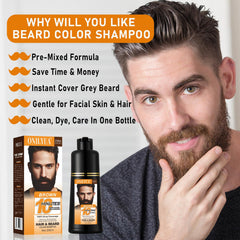 TYAYW color result before-and-after image showing darker, revitalized facial hair.