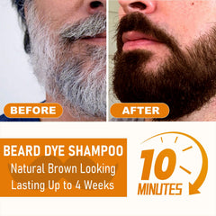 TYAYW brown beard dye application gloves for clean, mess-free color.