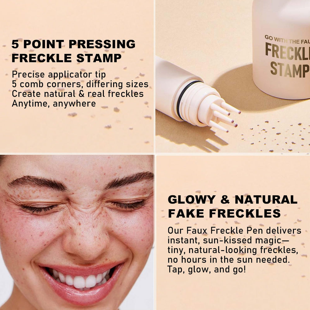 TYAYW Faux Freckle Stamp Pen quick-dry formula resists smudging in humidity.