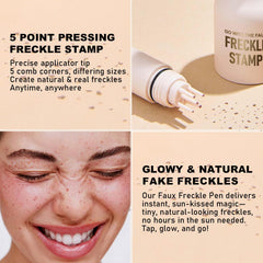 TYAYW Faux Freckle Stamp Pen quick-dry formula resists smudging in humidity.
