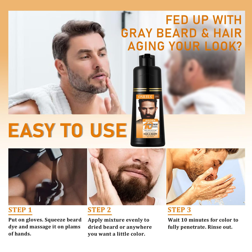 TYAYW gray-beard coverage close-up highlighting natural shade restoration.