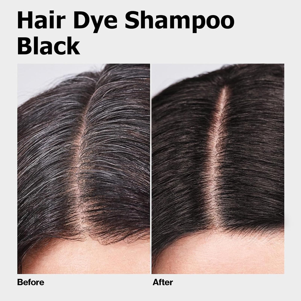 TYAYW hair color application on dry hair with gloves for mess-free use.