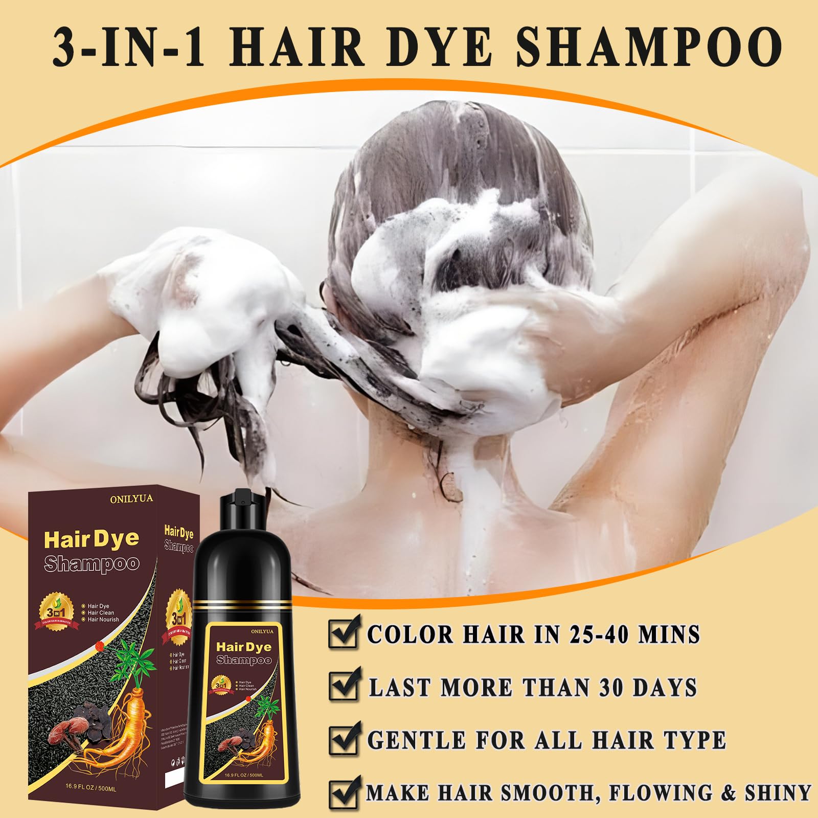 TYAYW herbal ingredients close-up highlights natural extracts supporting hair nourishment.