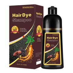 TYAYW Wine Red hair dye shampoo bottle shows easy at-home color application