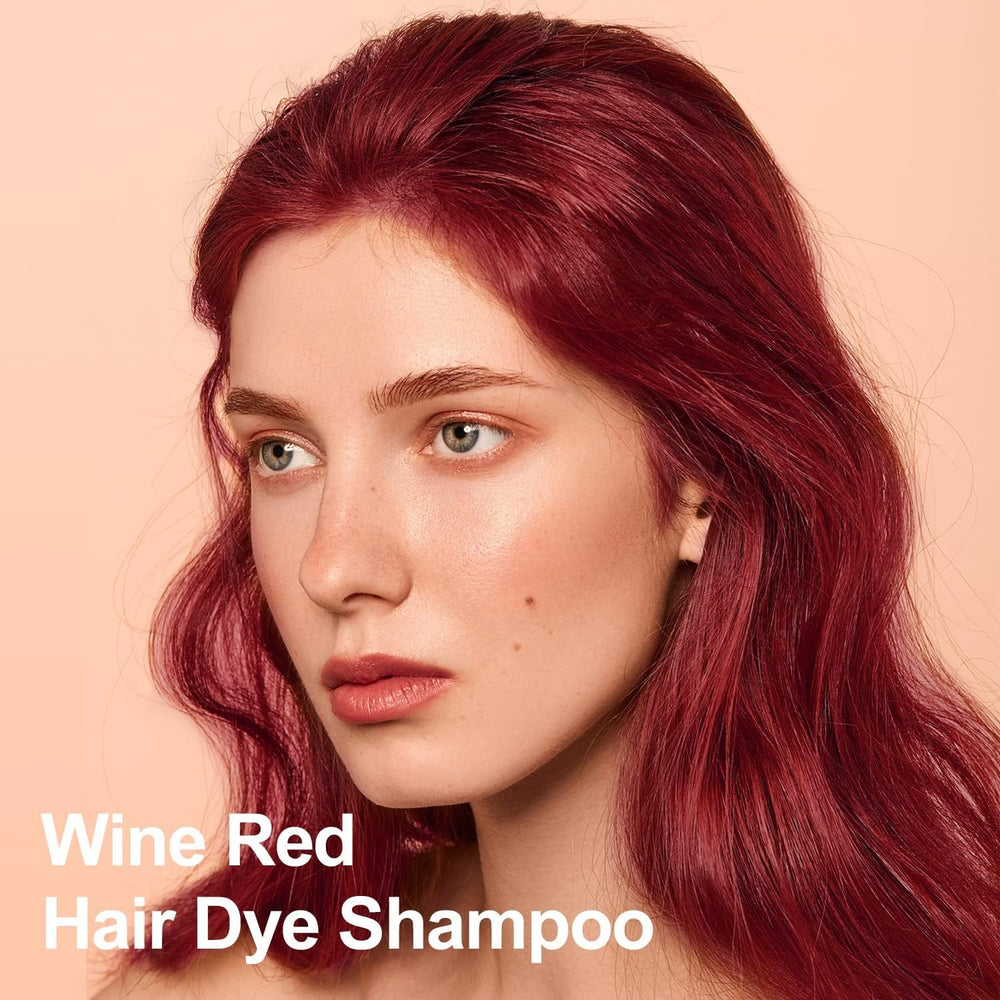 TYAYW Wine Red shampoo gloves for mess-free color application