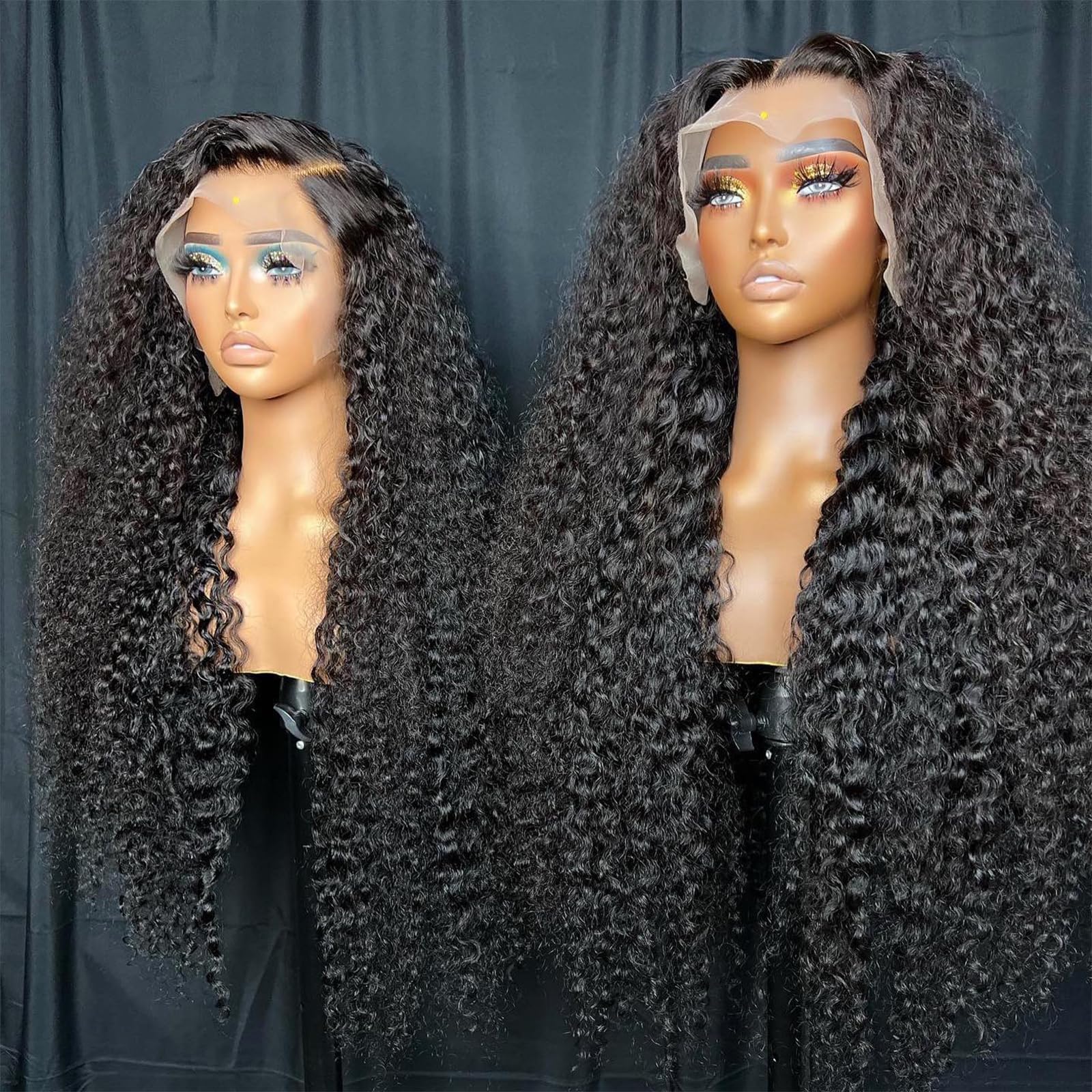 Tyiu 250-density deep wave wig offers luxurious fullness and resilience