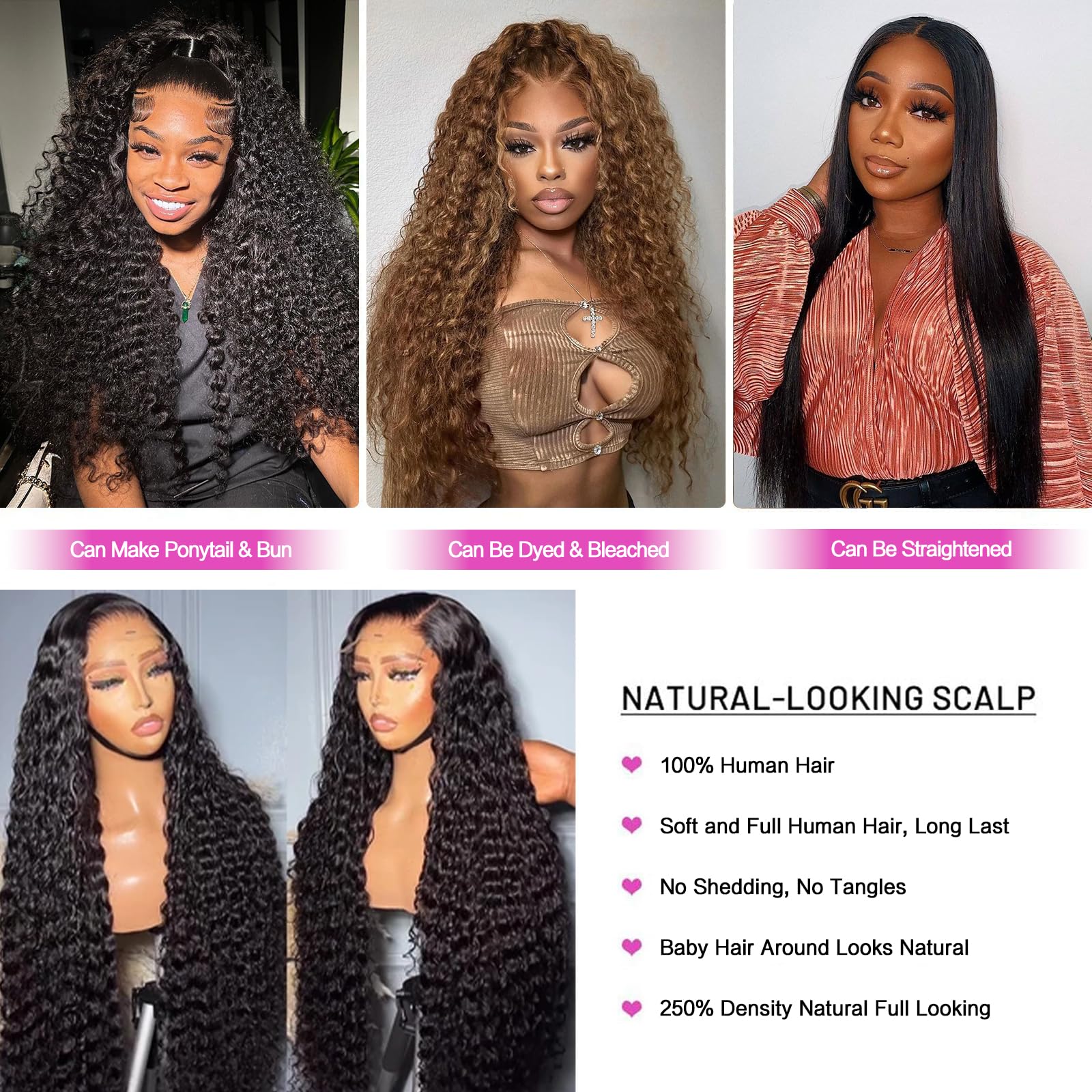 Tyiu pre-plucked baby hair creates a natural hairline