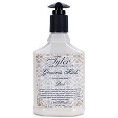 Tyler Manos Diva Jabón de Lujo 8oz, limpieza suave y humectación para manos.