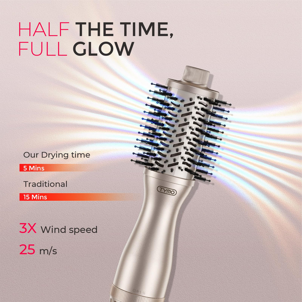 TYMO 2.0 5-minute blowout for a smooth, polished look.