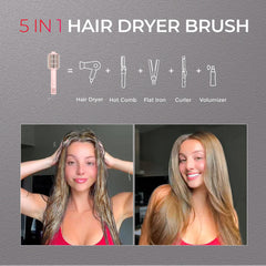 TYMO 3.0 ionic-drying-technology image emphasizes frizz reduction and shine.