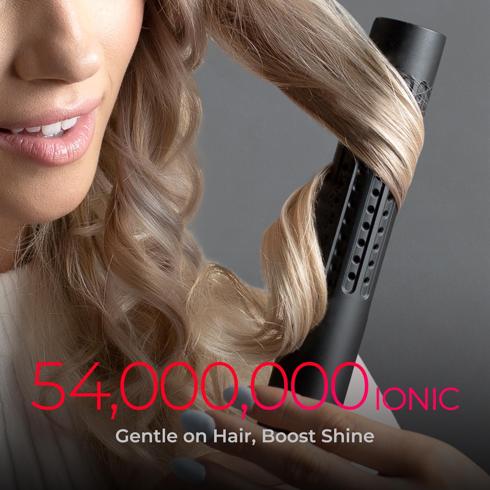 TYMO Airflow 2.0 dual voltage travel-ready feature for worldwide styling.