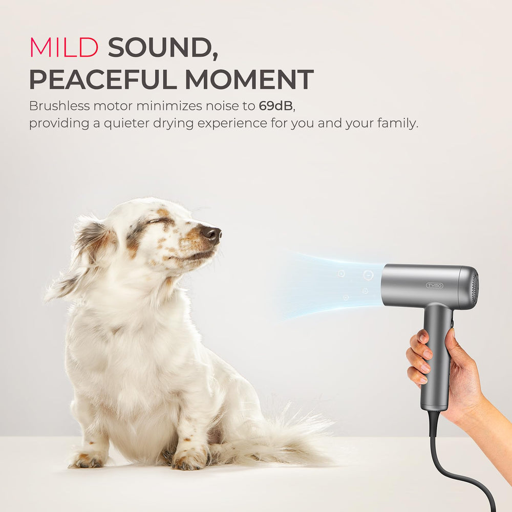 TYMO AIRHYPE Lite Turbo Airflow Concentrator delivers precise blowouts.
