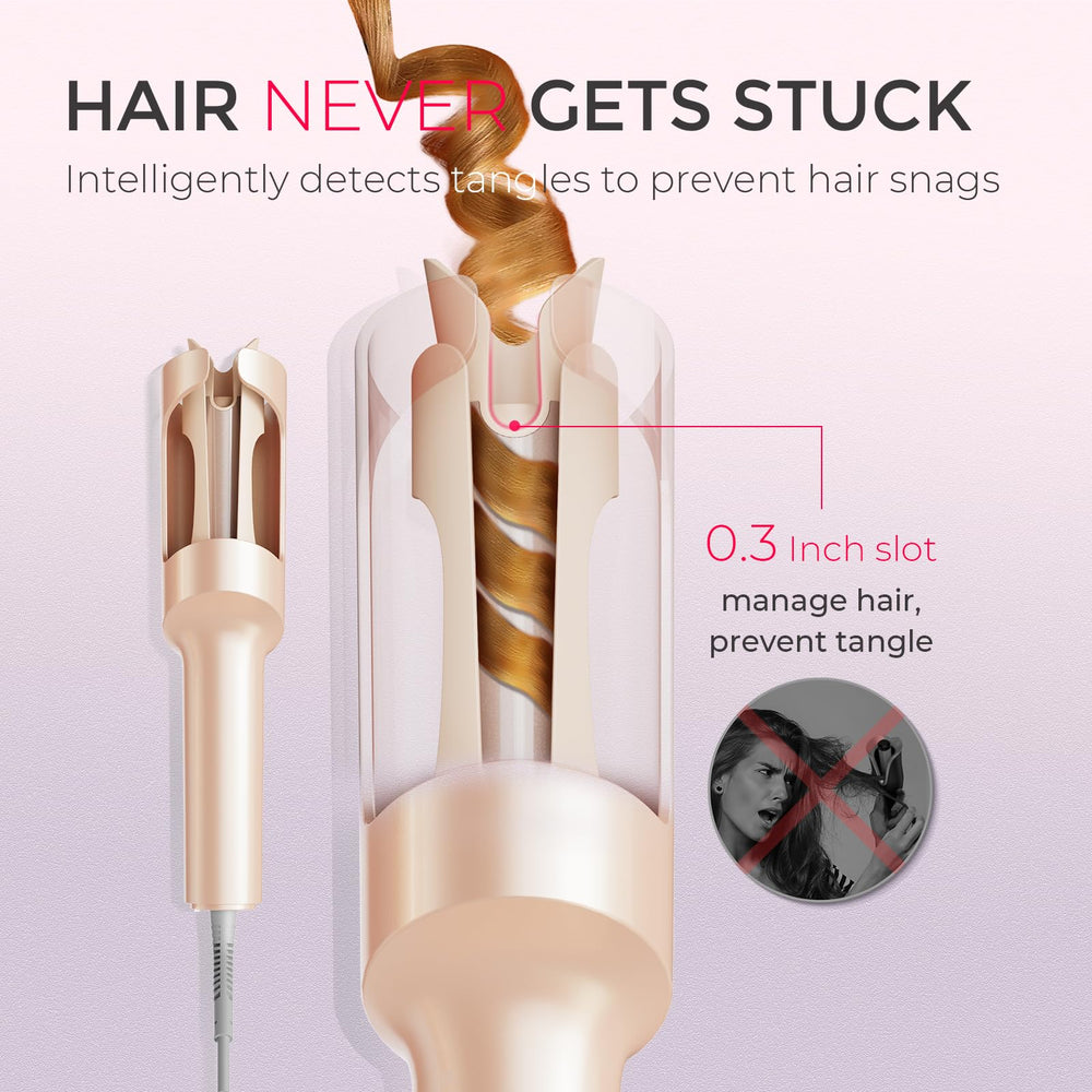 TYMO CURLPRO-1-inch-barrel creates classic waves with smooth control.